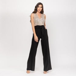 Jumpsuit Mono Jolie preto e...