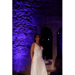 Vestido branco longo