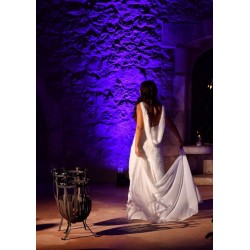 Vestido branco longo