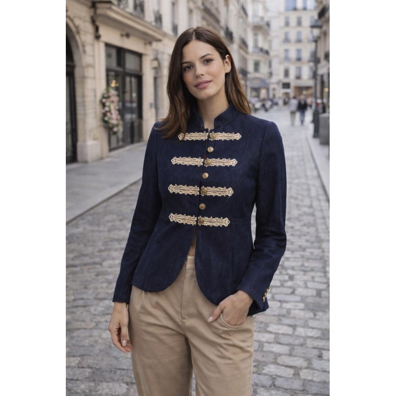 Jaqueta Austríaca forro denim  D.ARTAGNAM