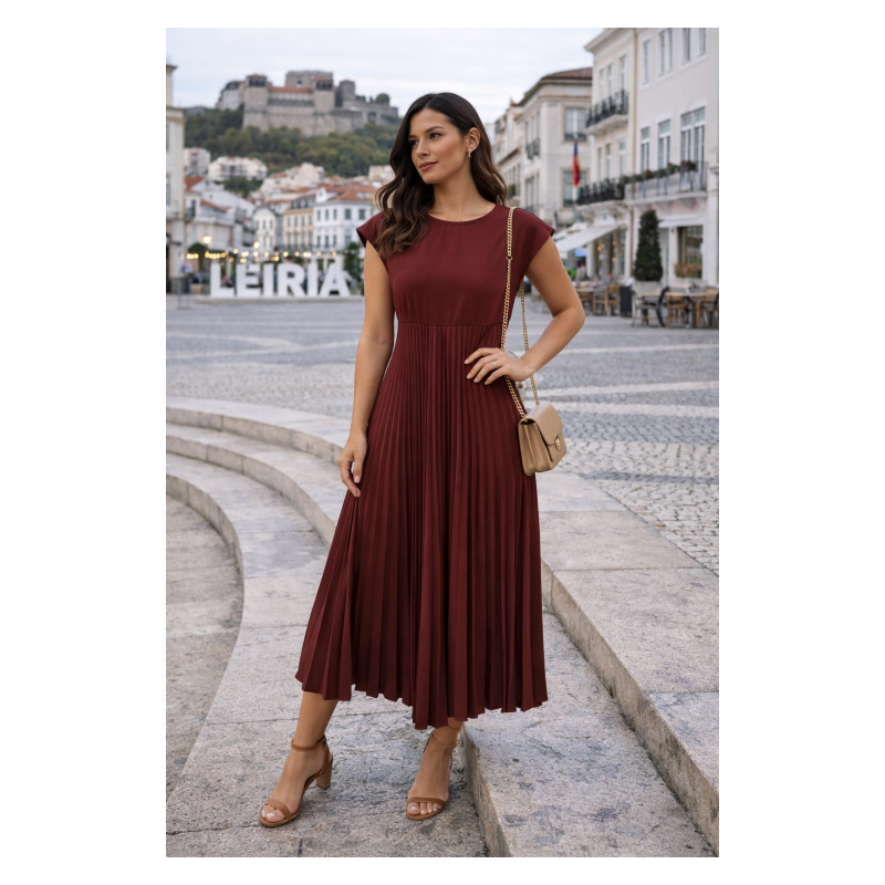 vestido vermelho com renda