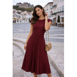 vestido vermelho com renda